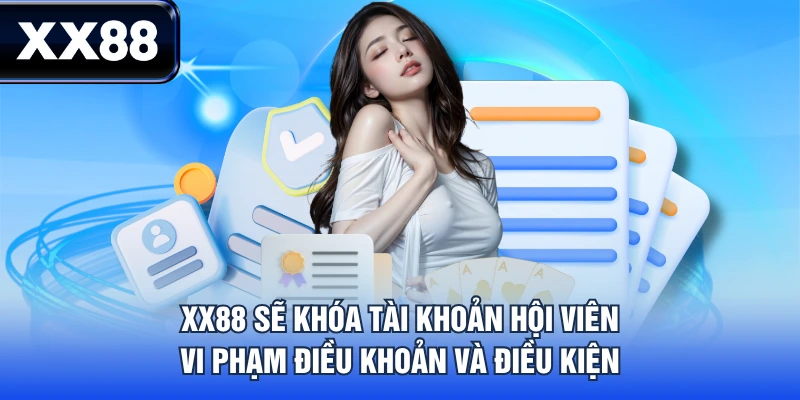 XX88 sẽ khóa tài khoản hội viên vi phạm điều khoản và điều kiện